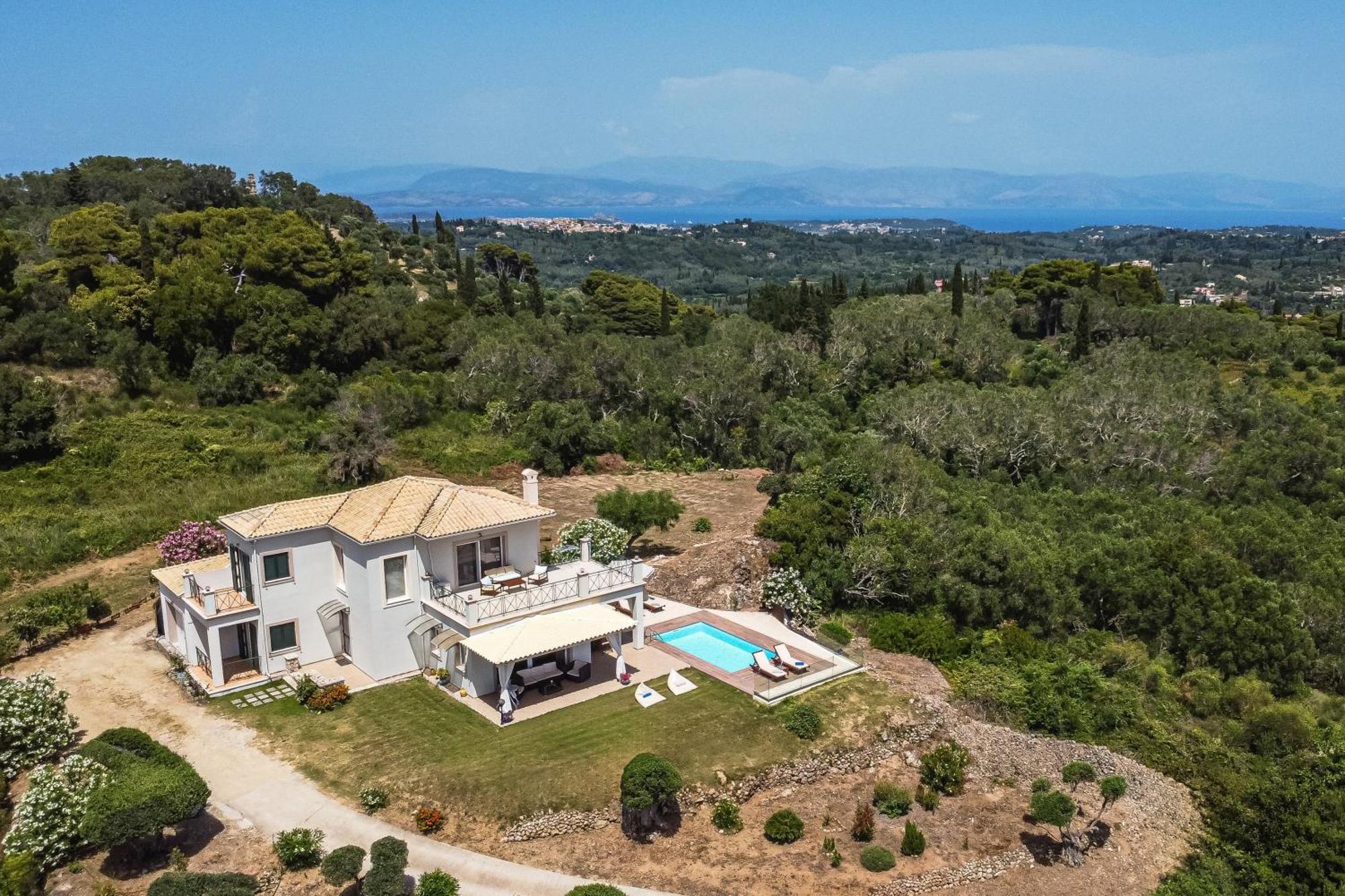 Villa Vardia-Amazing Seaviews With Heated Pool Sinarádes Dış mekan fotoğraf