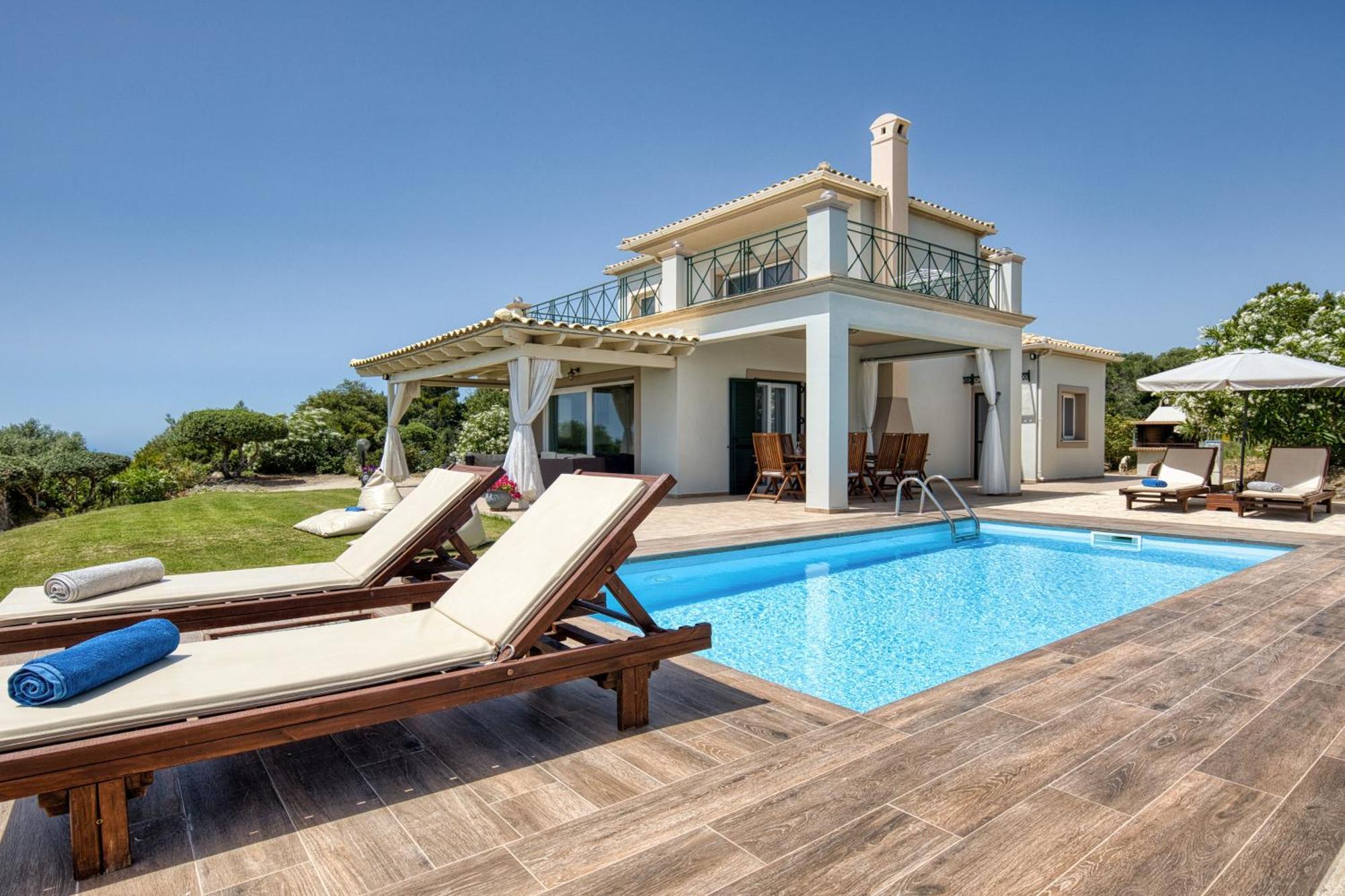 Villa Vardia-Amazing Seaviews With Heated Pool Sinarádes Dış mekan fotoğraf