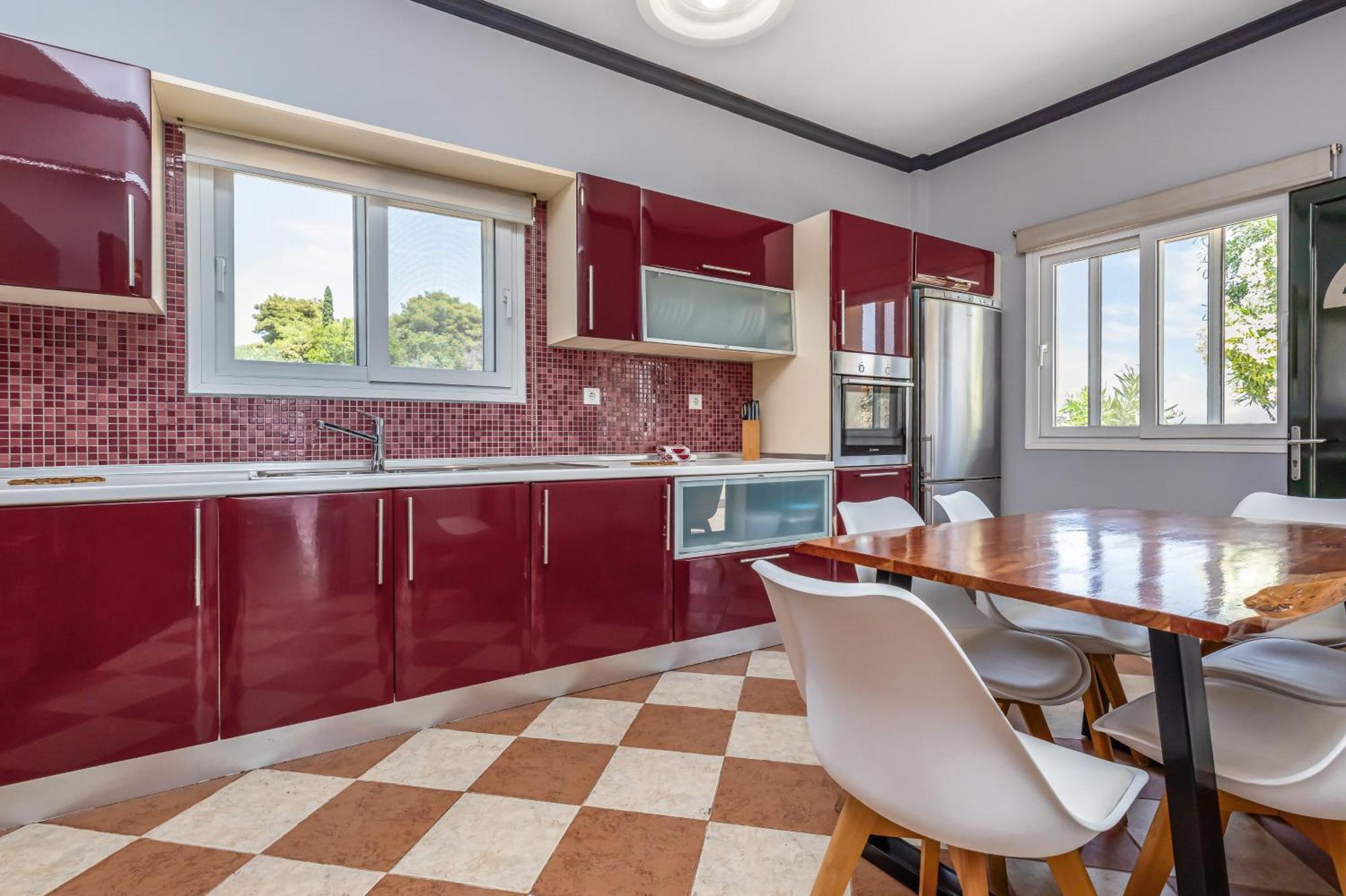 Villa Vardia-Amazing Seaviews With Heated Pool Sinarádes Dış mekan fotoğraf