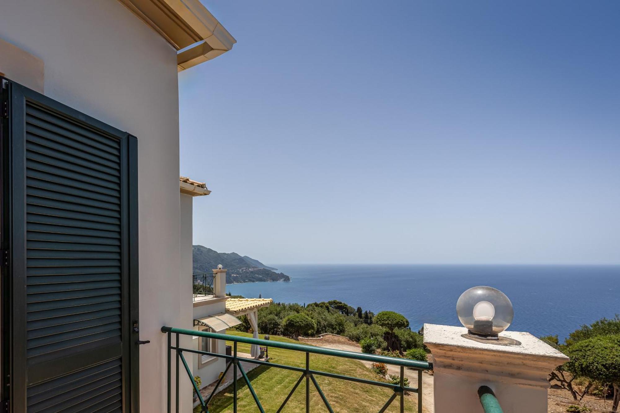 Villa Vardia-Amazing Seaviews With Heated Pool Sinarádes Dış mekan fotoğraf