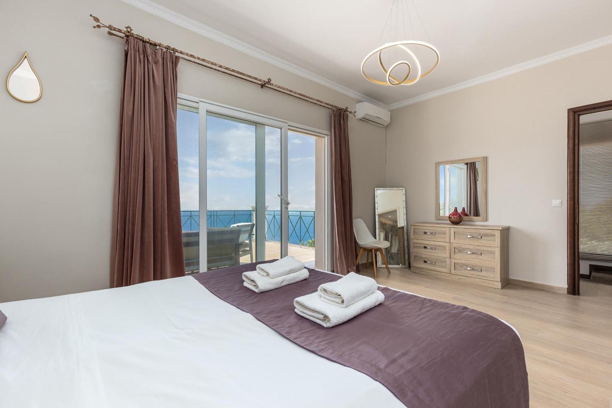 Villa Vardia-Amazing Seaviews With Heated Pool Sinarádes Dış mekan fotoğraf